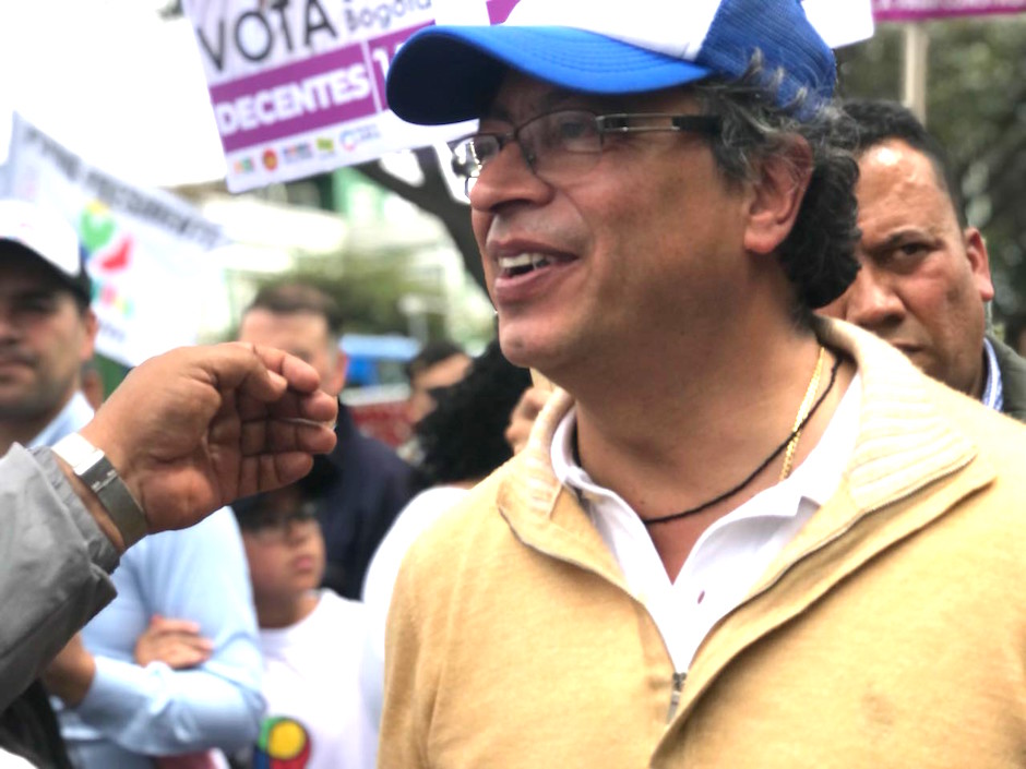 Gustavo Petro, candidato presidencial.