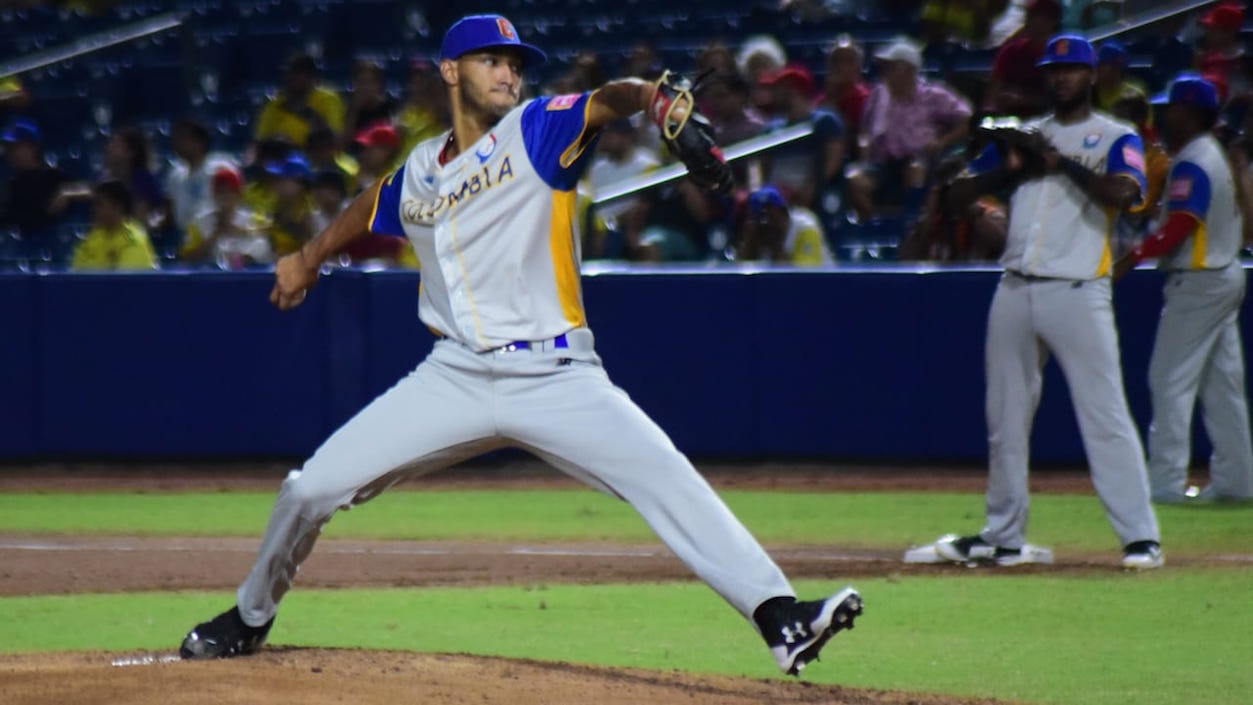 Juan Escorcia, el abridor colombiano del juego.