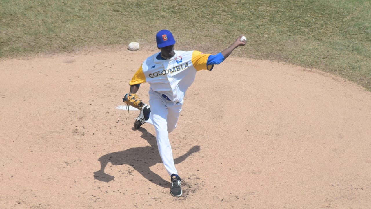 Cristian Mercado Imagen del juego entre Colombia y China Taipéi.