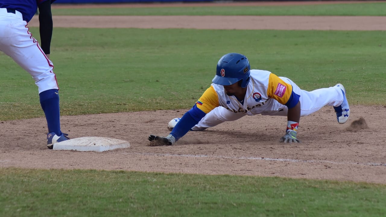 Cristian Mercado Imagen del juego entre Colombia y China Taipéi.