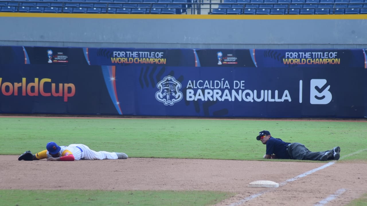 Cristian Mercado Imagen del juego entre Colombia y China Taipéi.