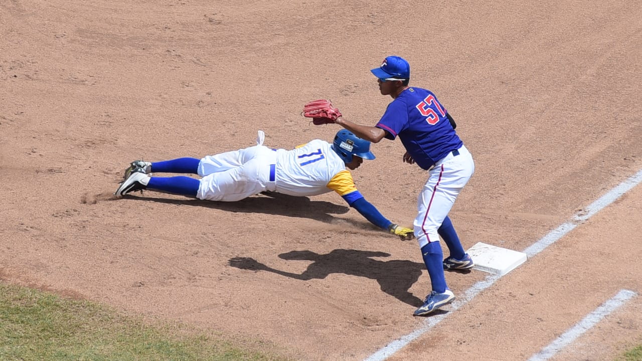 Cristian Mercado Imagen del juego entre Colombia y China Taipéi.
