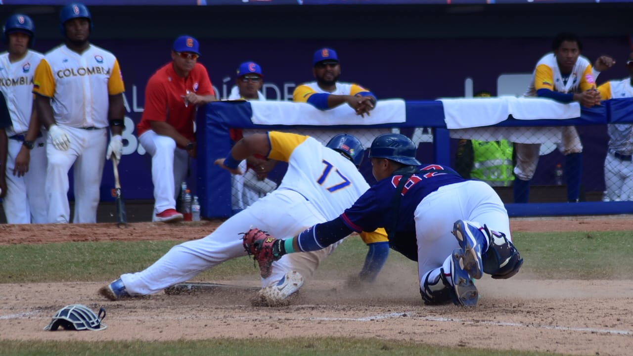 Cristian Mercado Imagen del juego entre Colombia y China Taipéi.