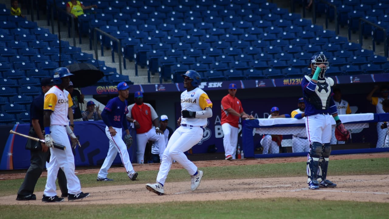 Cristian Mercado Imagen del juego entre Colombia y China Taipéi.