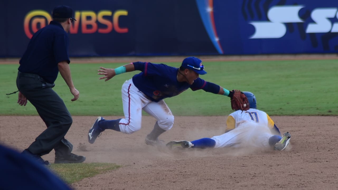 Cristian Mercado Imagen del juego entre Colombia y China Taipéi.