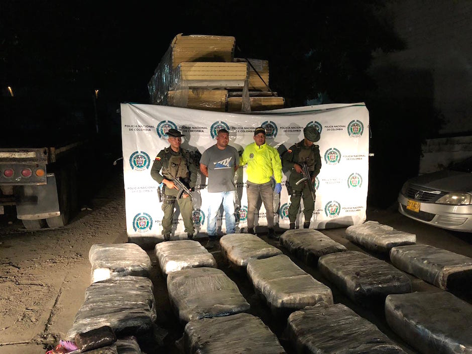 Jairo Cassiani El conductor del vehiculo capturado.