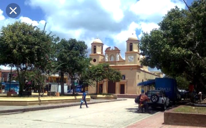 La plaza principal objeto del proyecto.