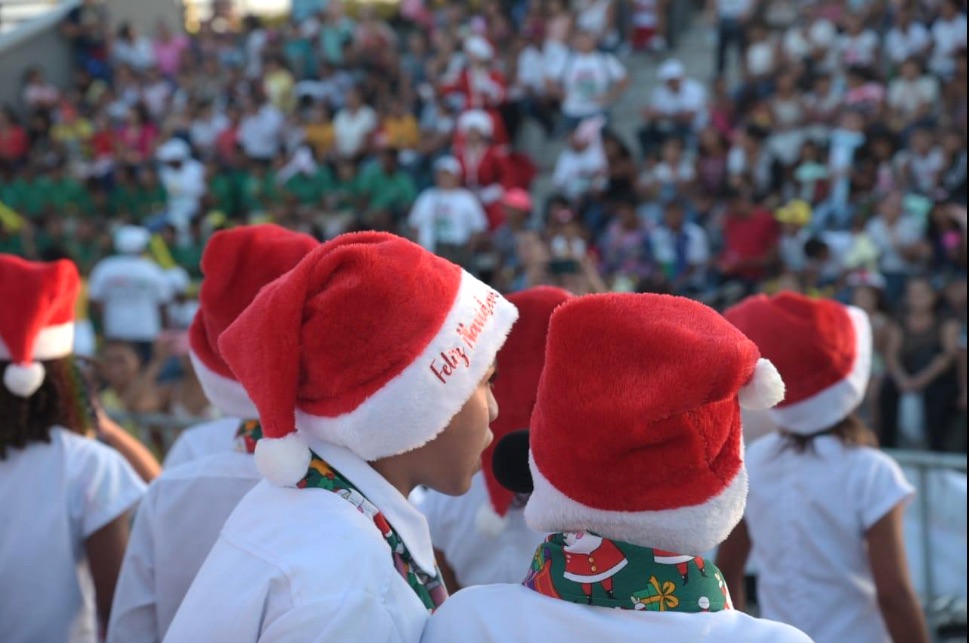 Los coros infantiles presentes en la Novena.