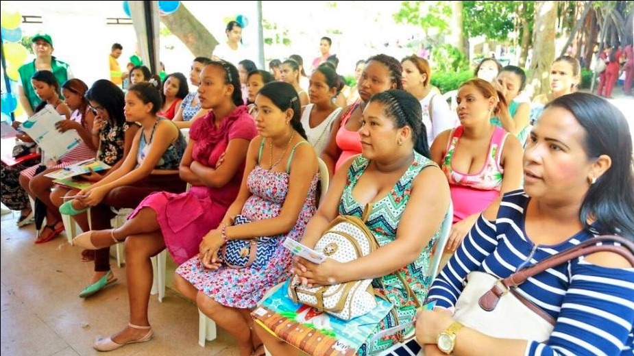 Mujeres beneficiarias de los programas.