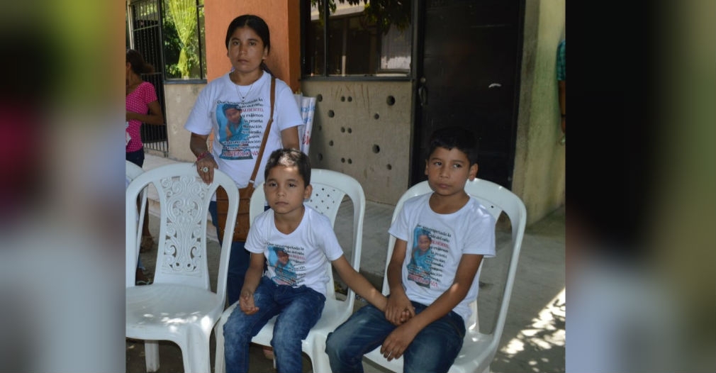 Yuliana Sanguino y los hermanos de 'Albertico' Cardona.