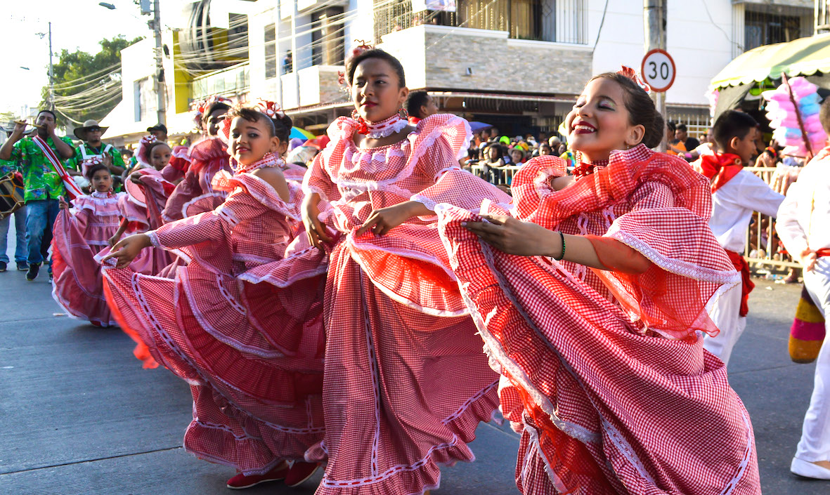 Participantes en el Carnaval de los Niños.