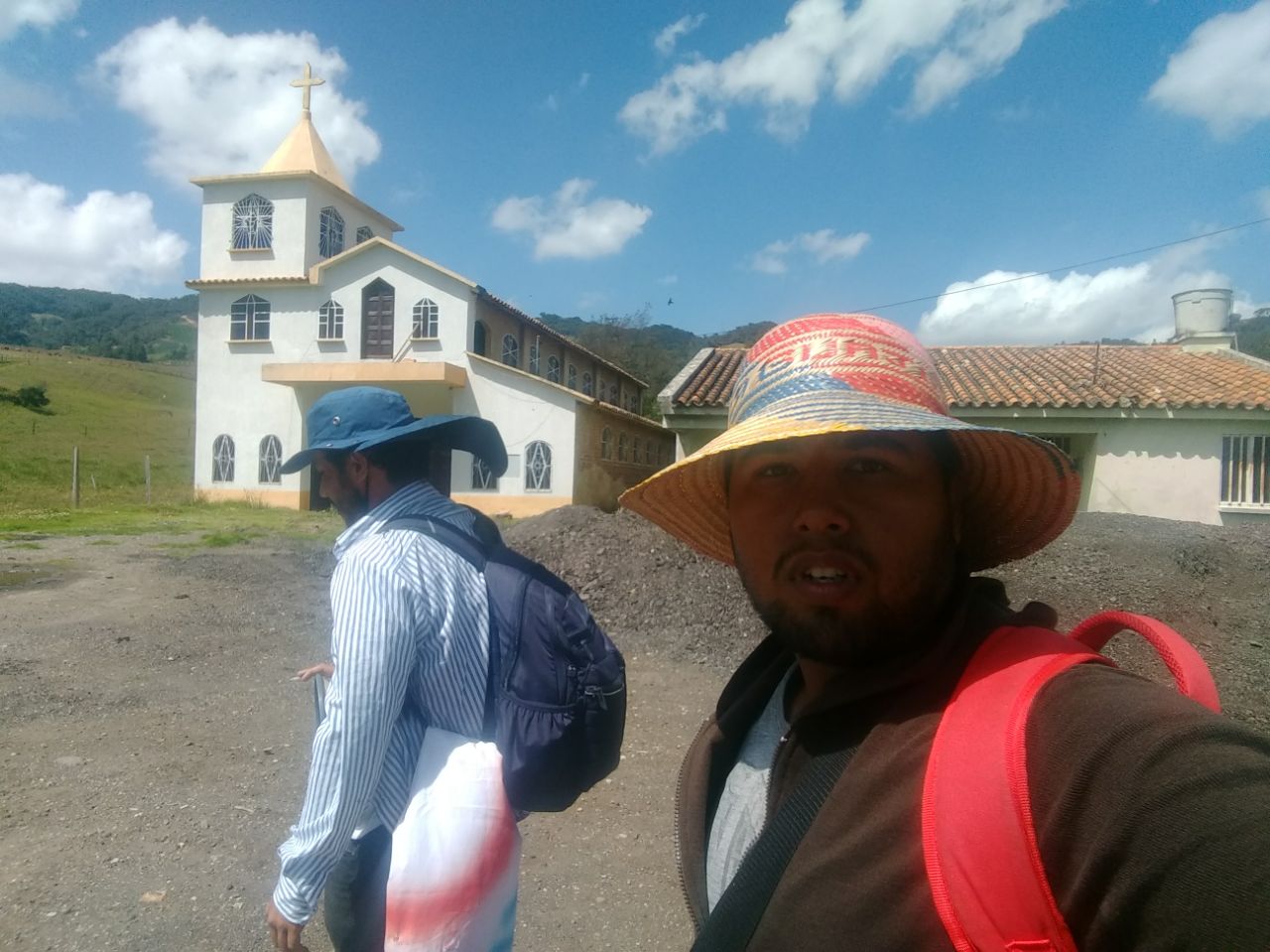 Cortesía Tuvieron un paso por la iglesia del municipio de Arcabuco, en Boyacá.