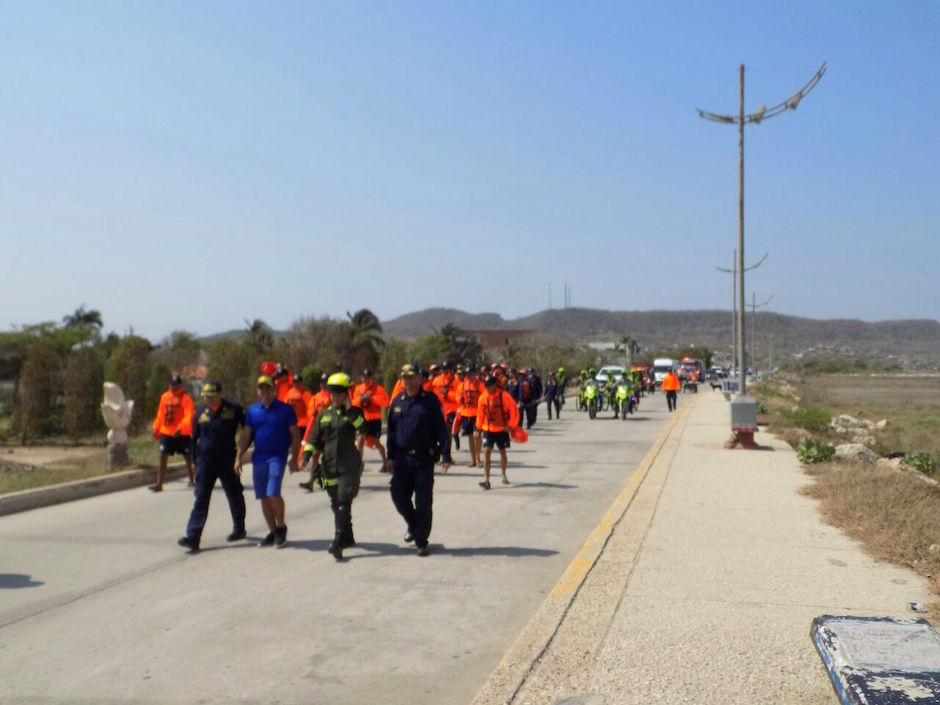 Opetrativos de vigilancia en la vía al Malecón.