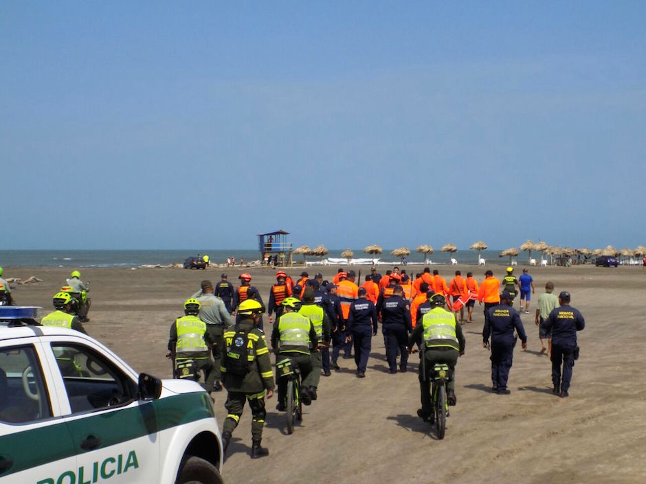 Vigilancia en la zona de playas.