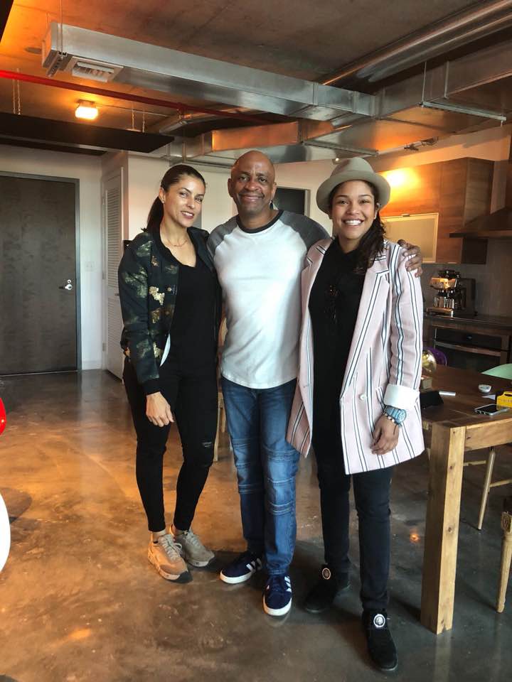 Cortesía. Cristina, Sergio George y Yanila Varela.