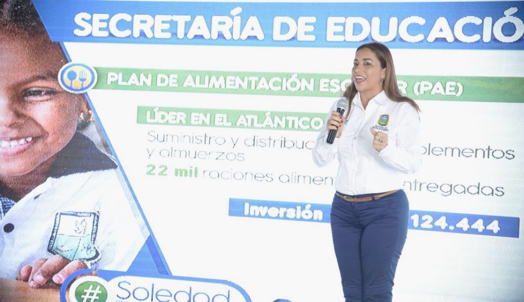 Tulia Mosquera, Secretaria de Educación.