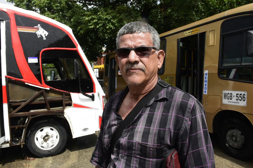 Alfonso Manga, conductor que vivió la emergencia.