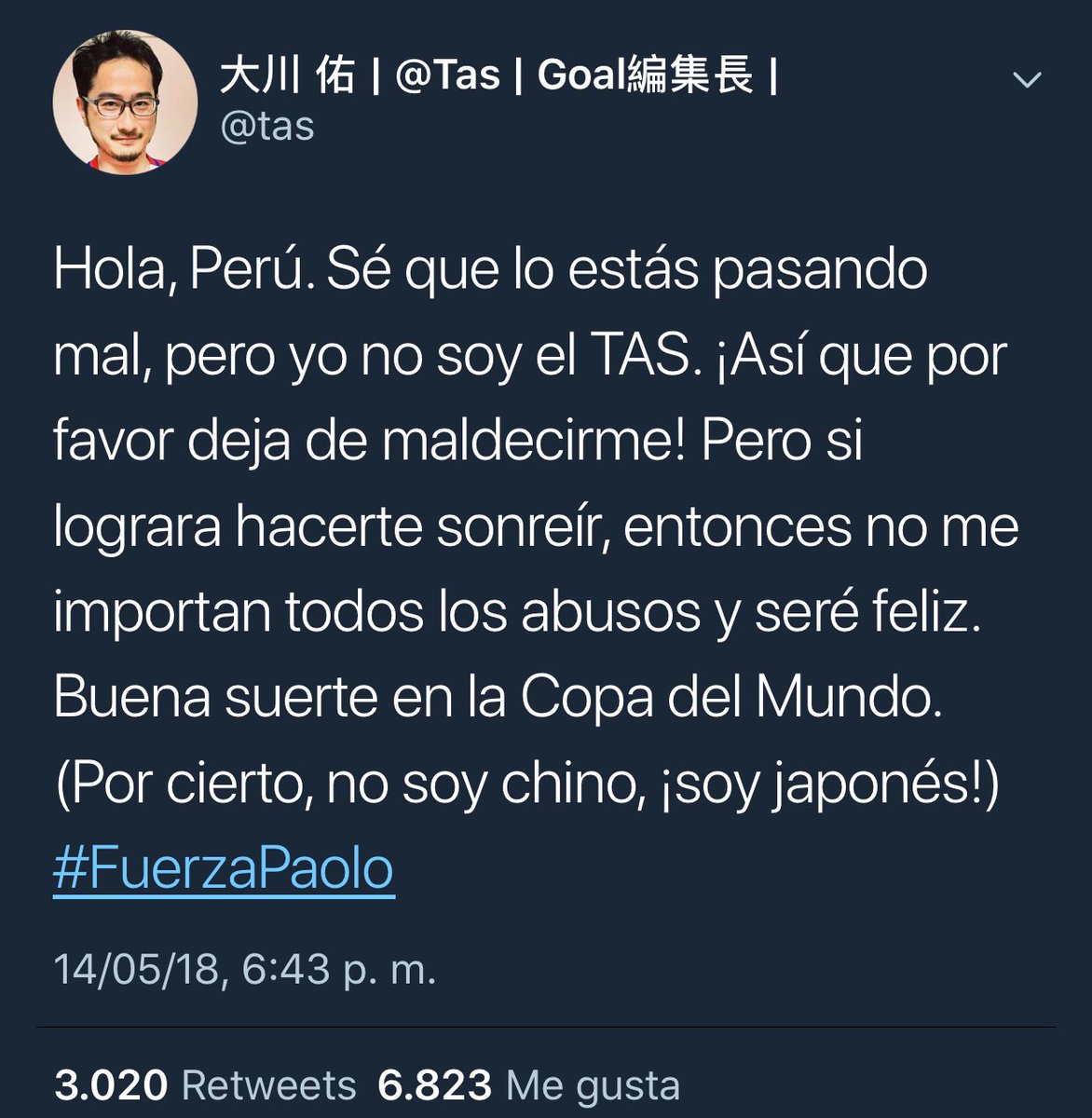 Trino del japonés Tas. 