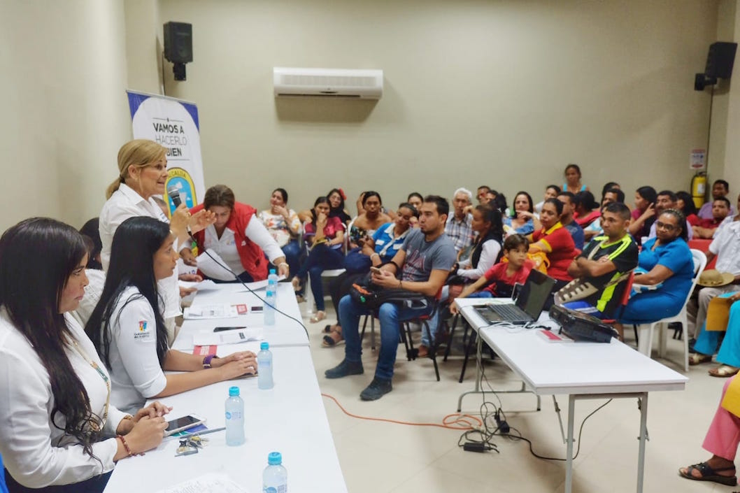 El acto celebrado en el municipio de Soledad.