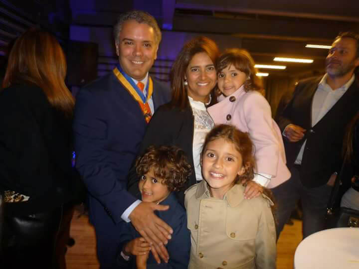 Familia de Iván Duque.