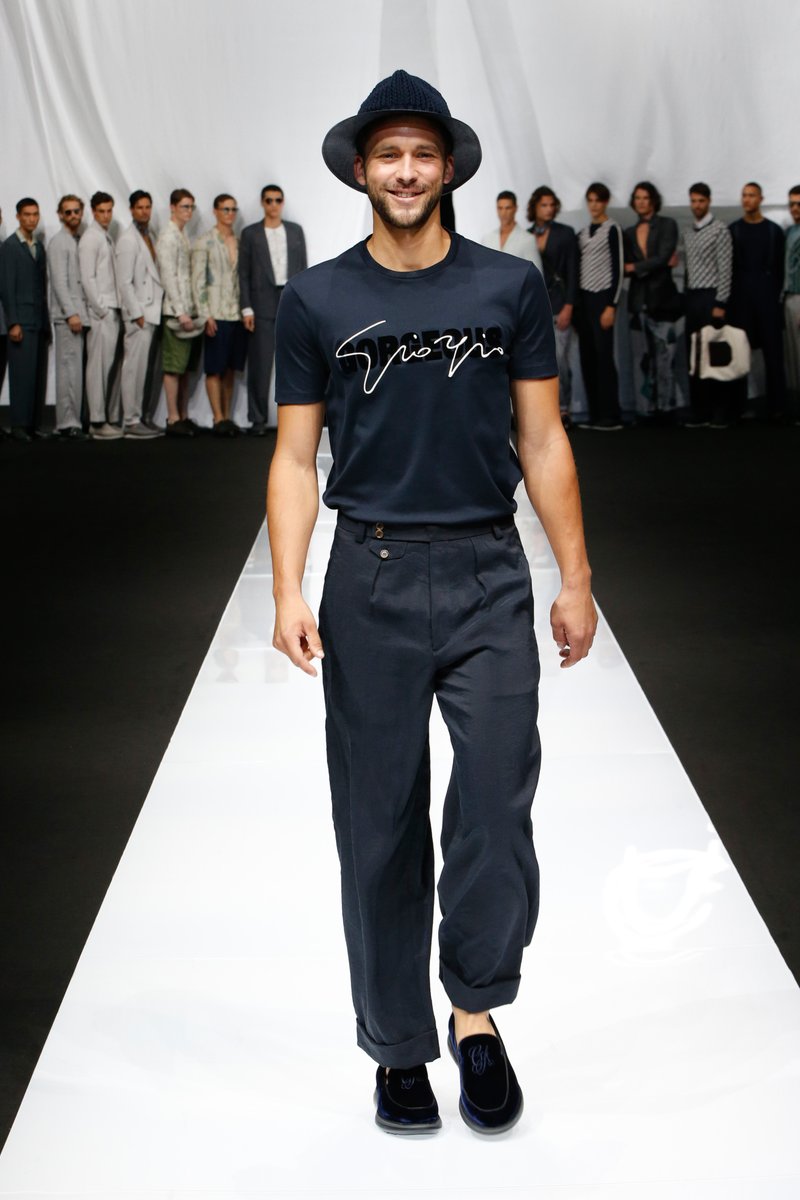 Pasarela primavera/verano 2019 de Giorgio Armani.