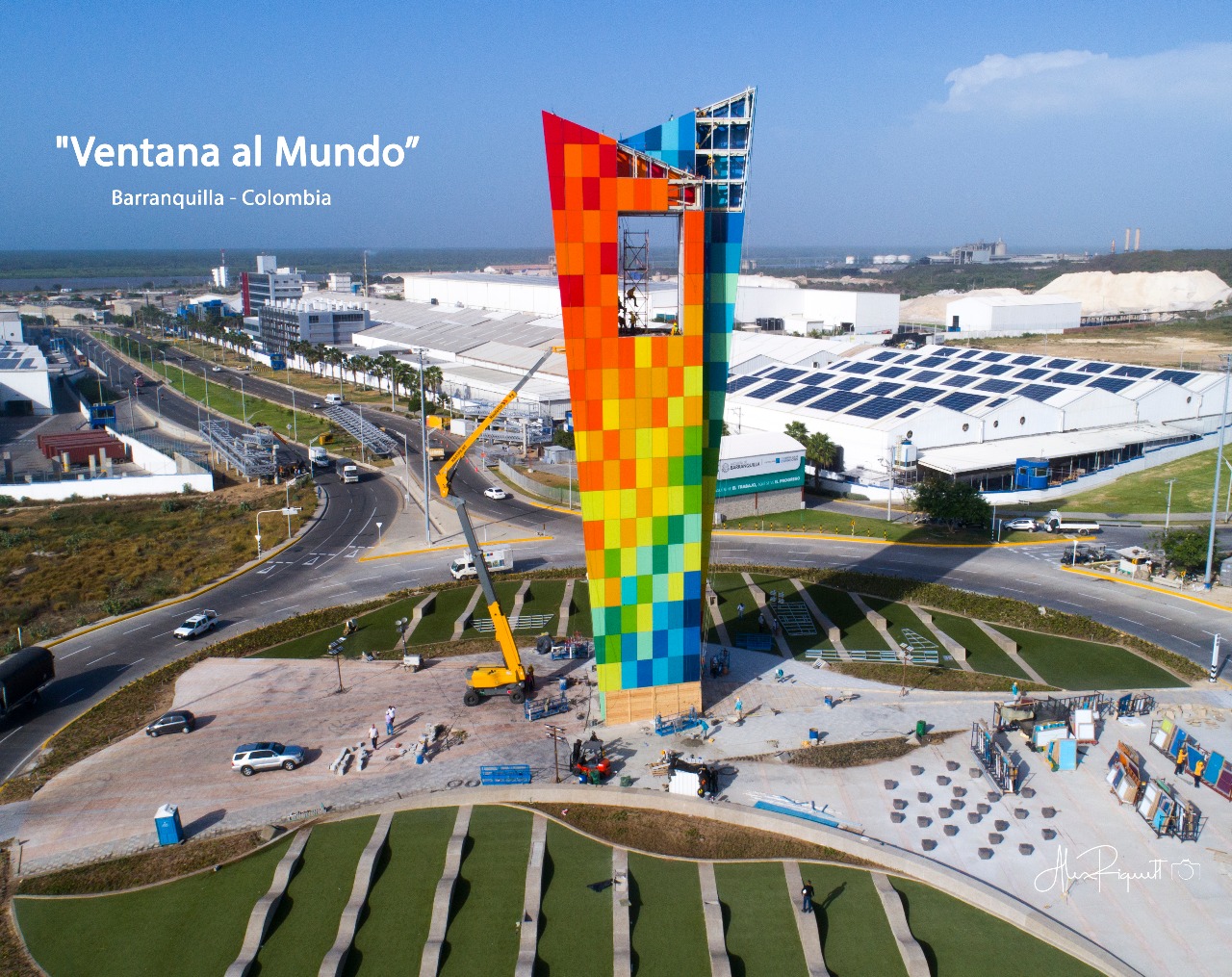 Al monumento "Ventana al mundo" le faltan detalles para ser terminado y entregado.