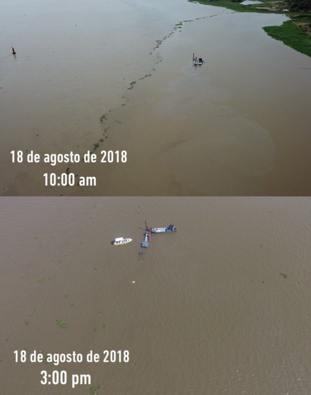 Triple A La emergencia en dos horas diferentes.