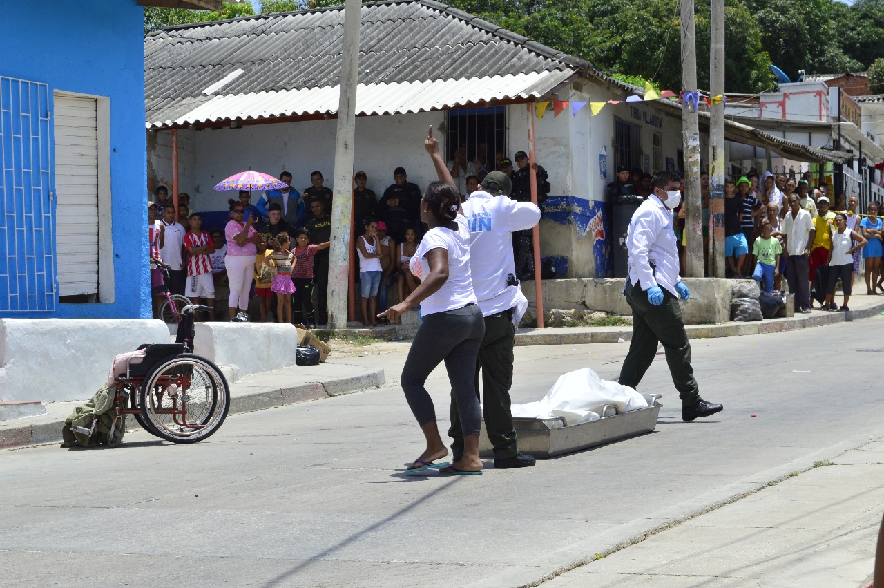 La víctima, John Alexander Quiroz Mora.
