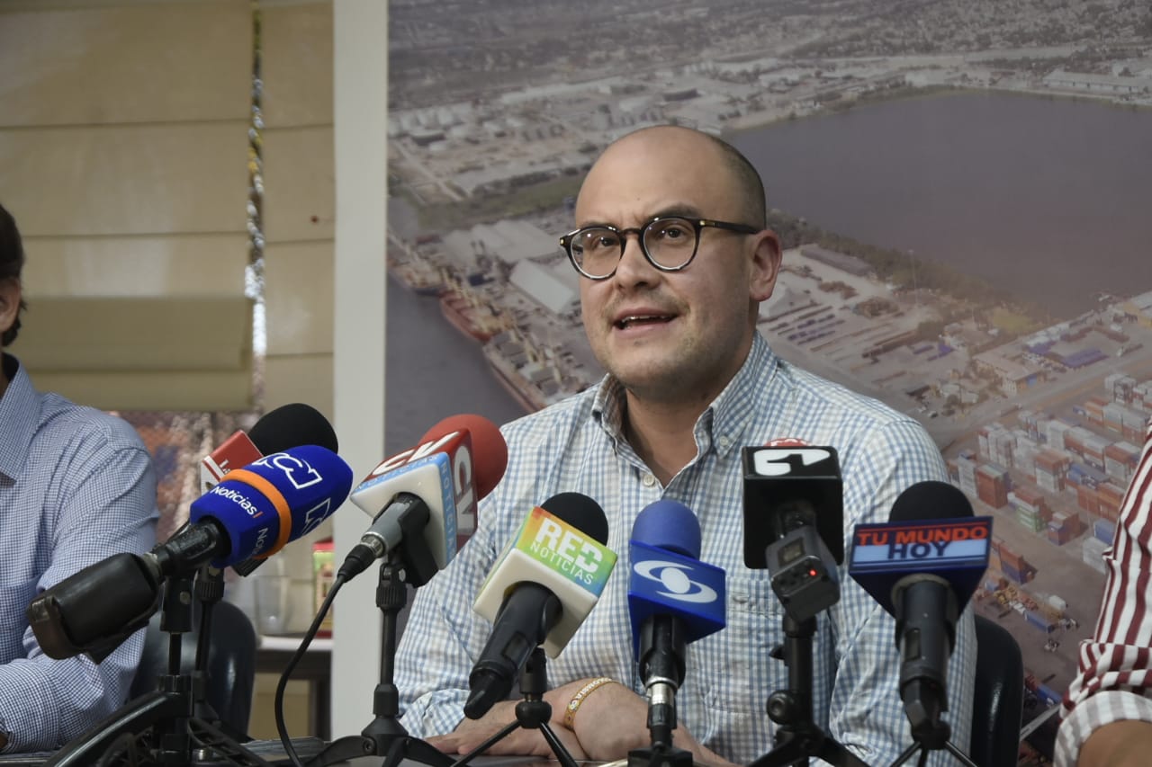 Cristian Mercado El Ministro encargado de Transporte, Manuel Felipe Gutiérrez.