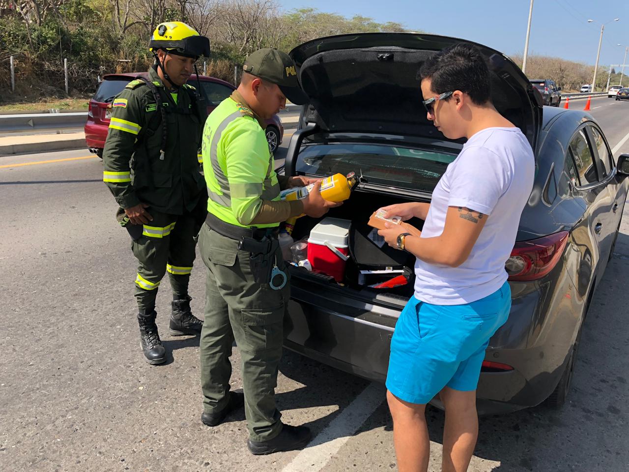 Operativos de la Policía de Tránsito y Transporte.