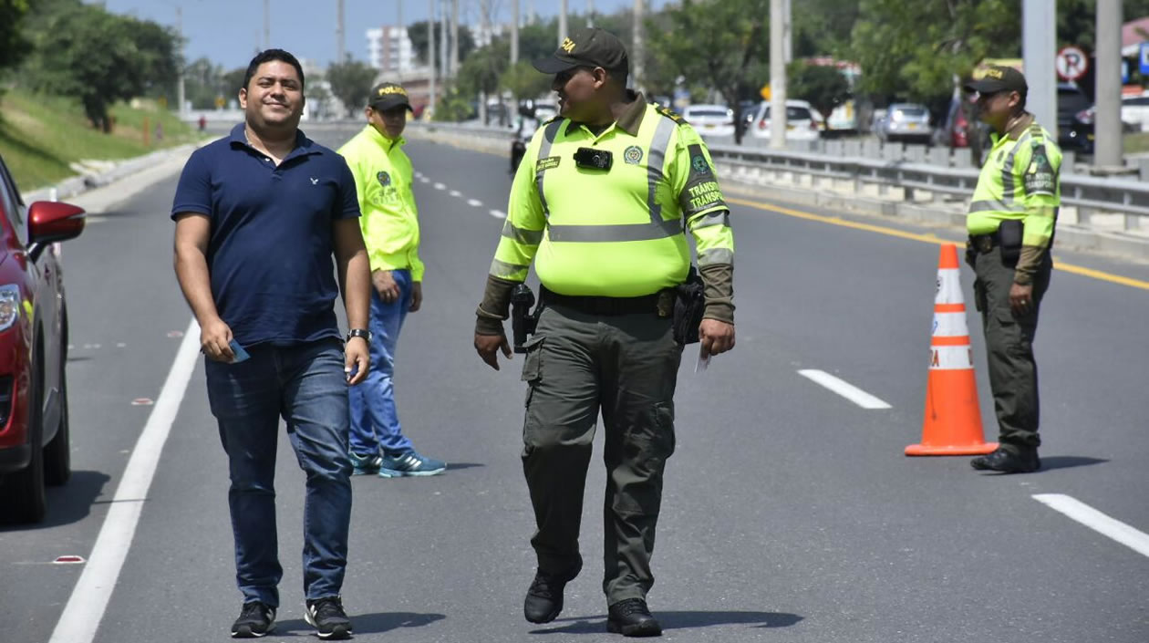 La accidentalidad disminuyó en un 54 por ciento en este puente festivo.