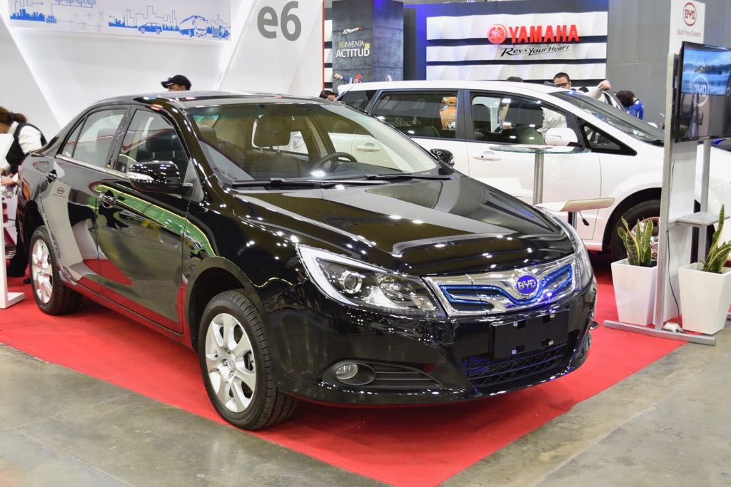 Sedan eléctrico de la marca china BYD.