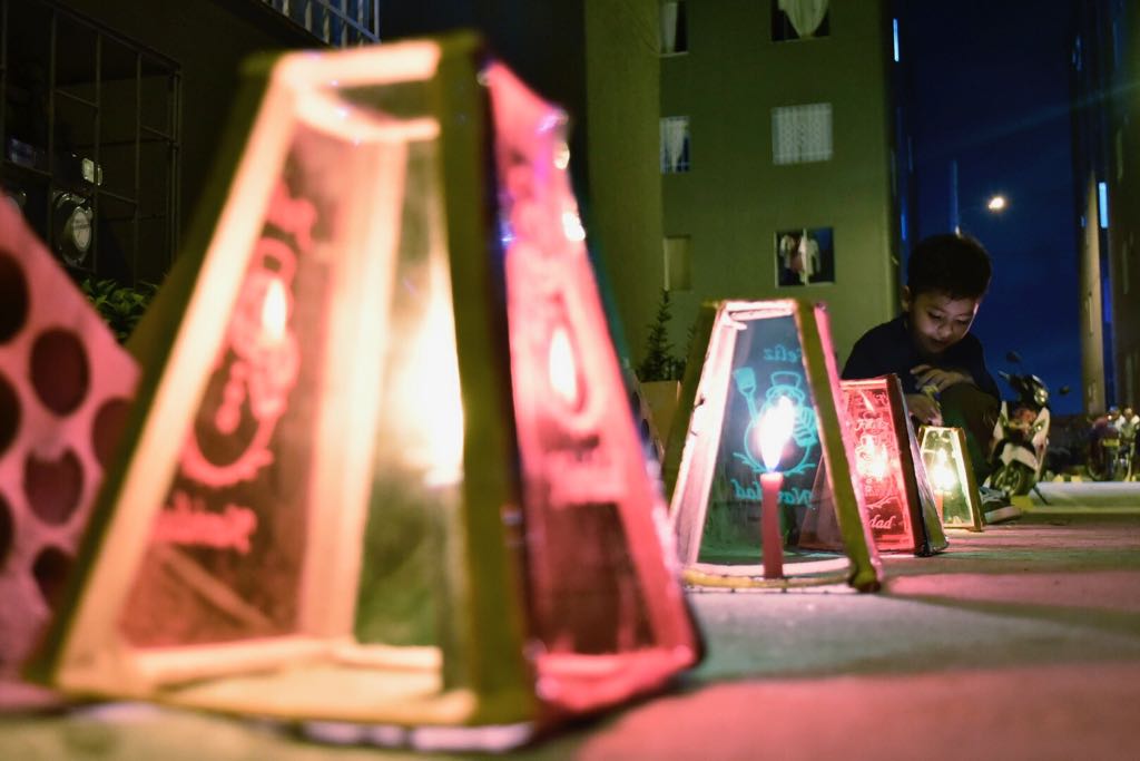 El farolito, símbolo de la primera de las Cuatro Fiestas.