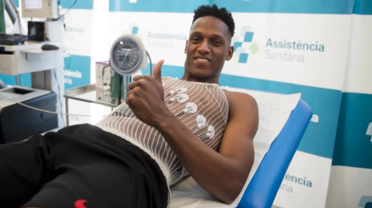 Las revisiones médicas al jugador fueron totalmente satisfactorias. 