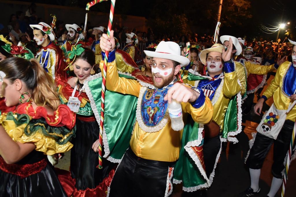 Los garabatos en pleno goce durante el recorrido.