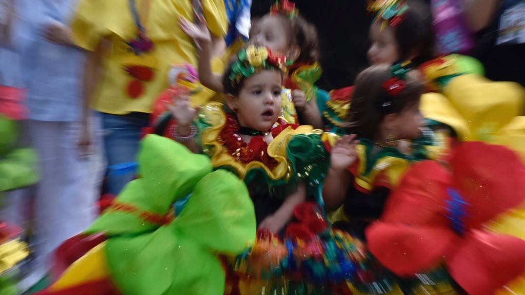 El colorido presente en el desfile.