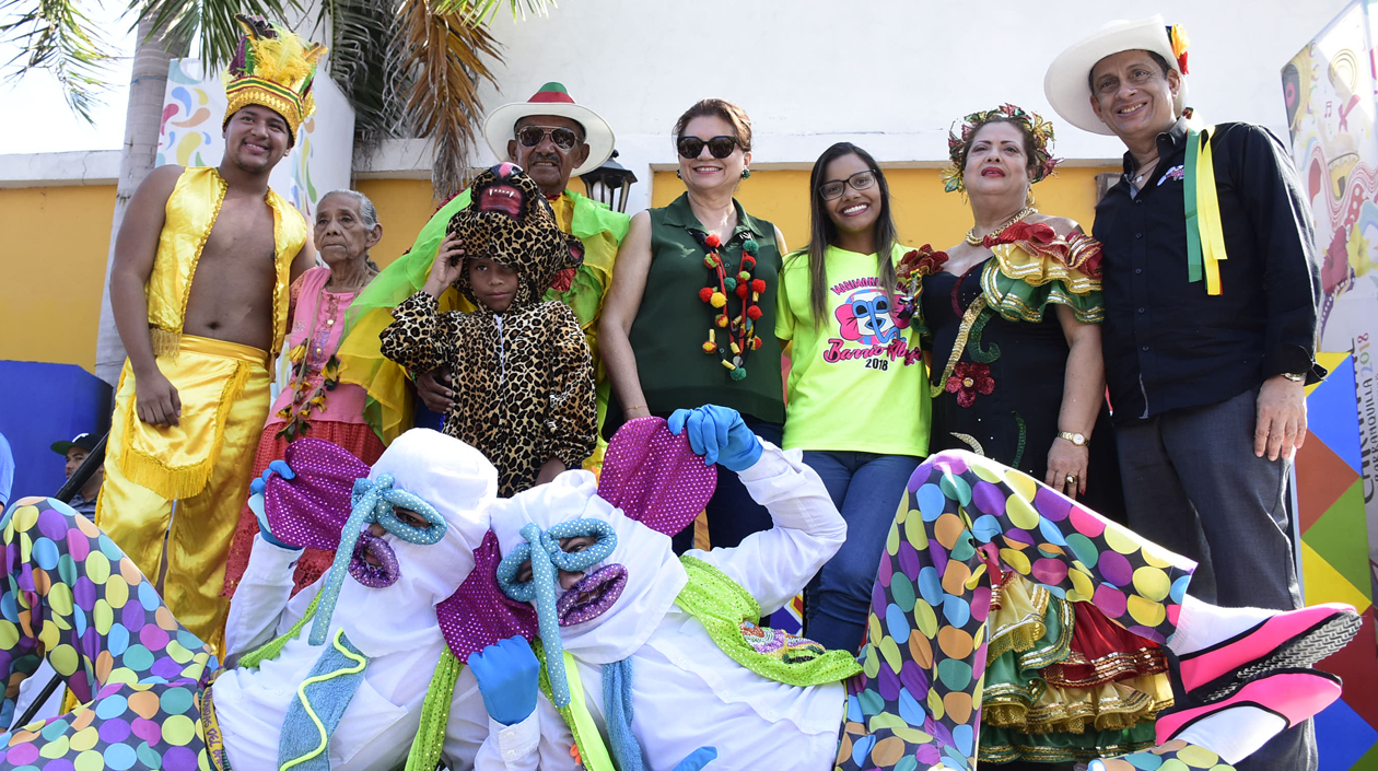 Los homenajeados durante el evento.