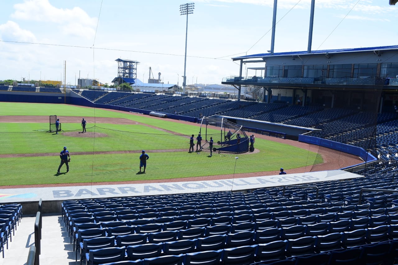 Entrenamiento de la Selección Colombia de Béisbol sub-23.