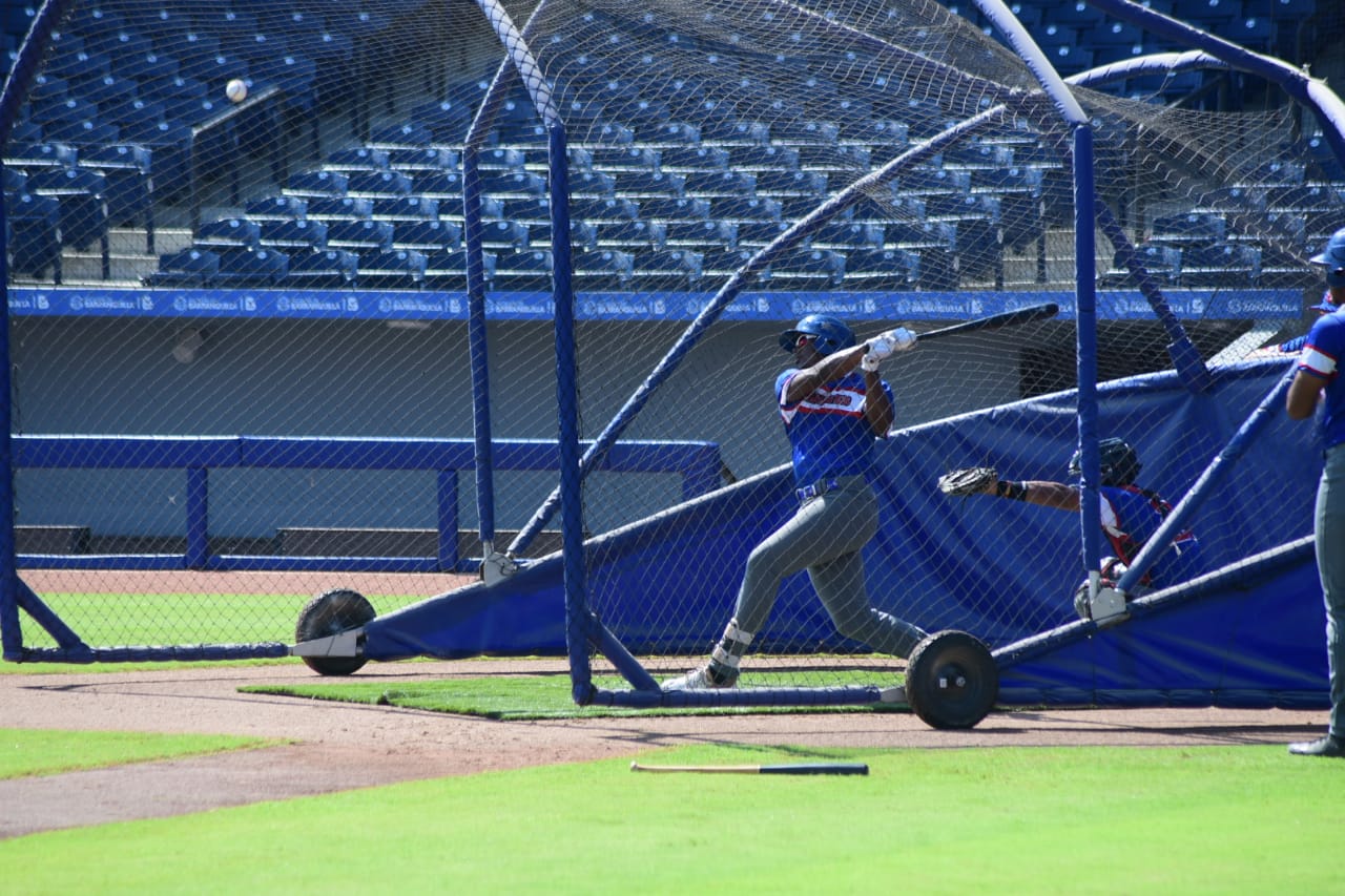 Entrenamiento de la Selección Colombia de Béisbol sub-23.