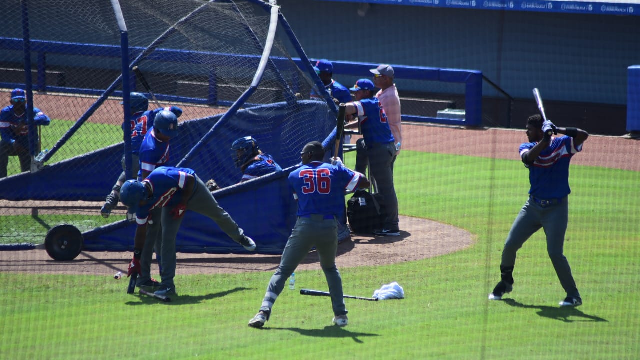 Entrenamiento de la Selección Colombia de Béisbol sub-23.