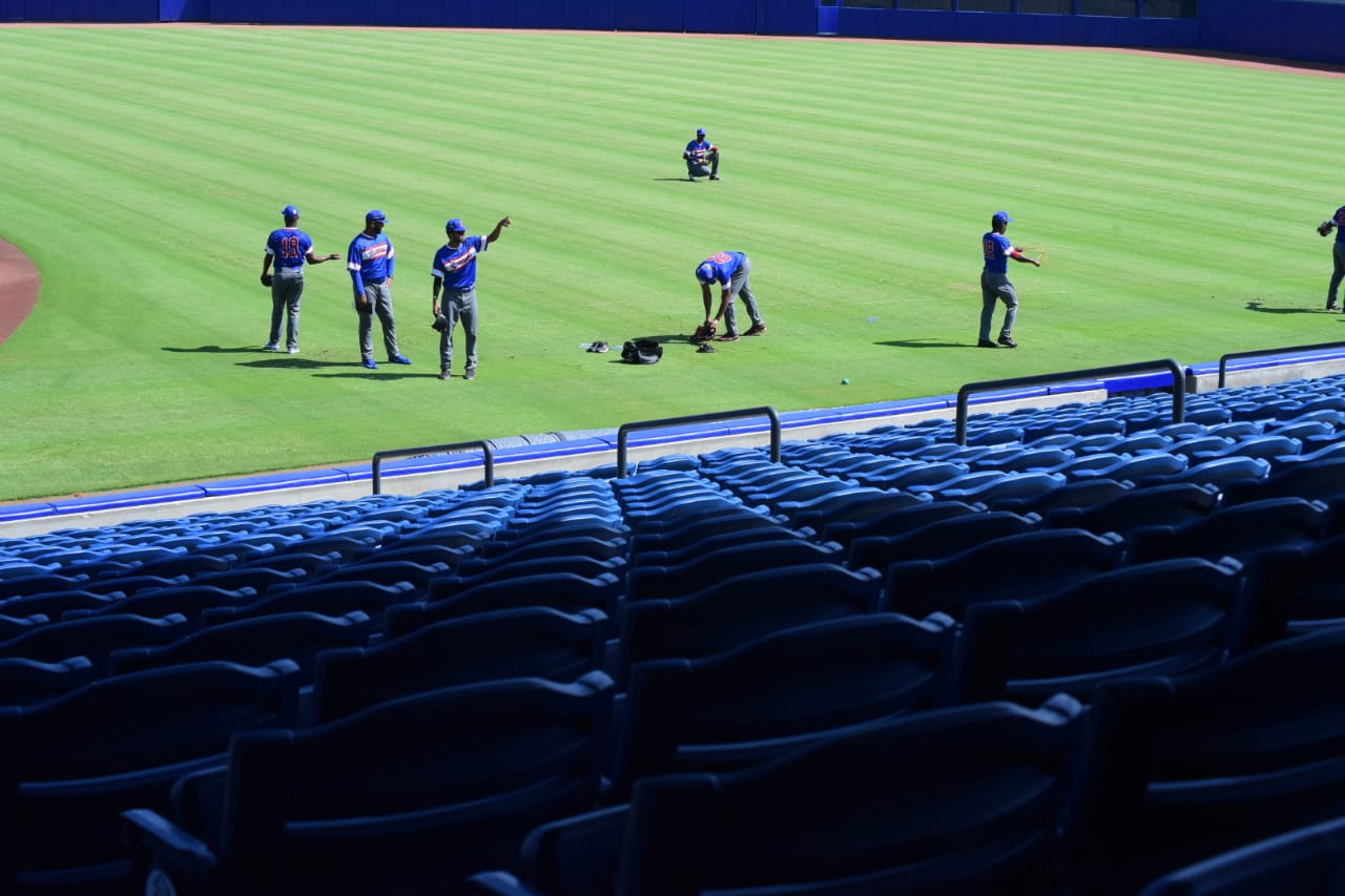Entrenamiento de la Selección Colombia de Béisbol sub-23.