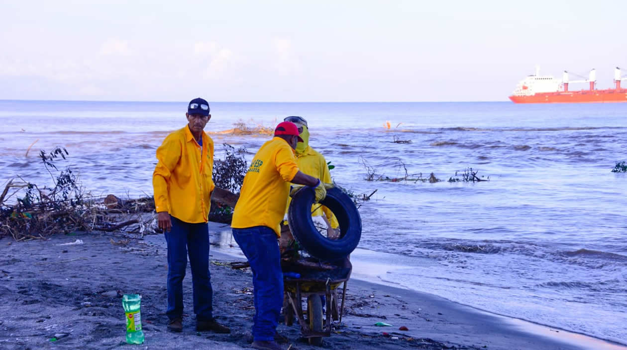 La campaña inició en el balneario de Los Cocos,