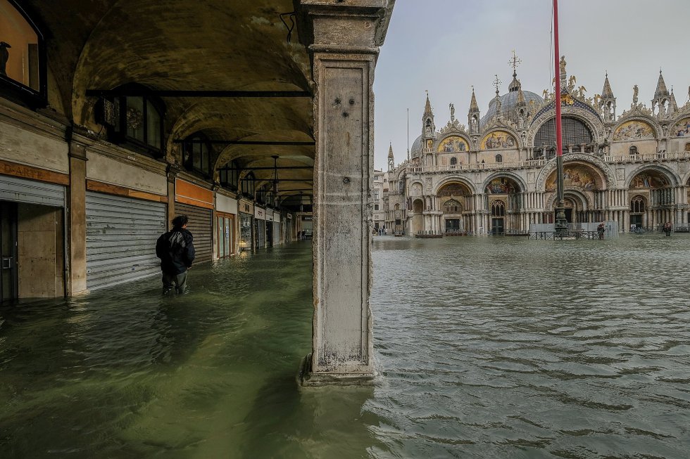 Portales de la Basílica de San Marcos en Venecia.