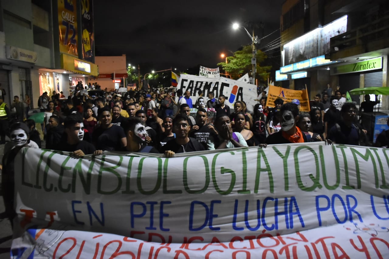 Marcha zombies de la Universidad del Atlántico.