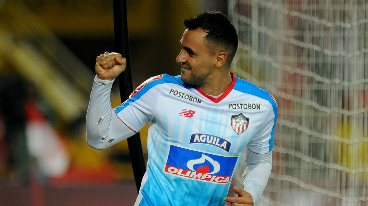 Marlon Piedrahíta marcó el segundo y lo celebró así. 
