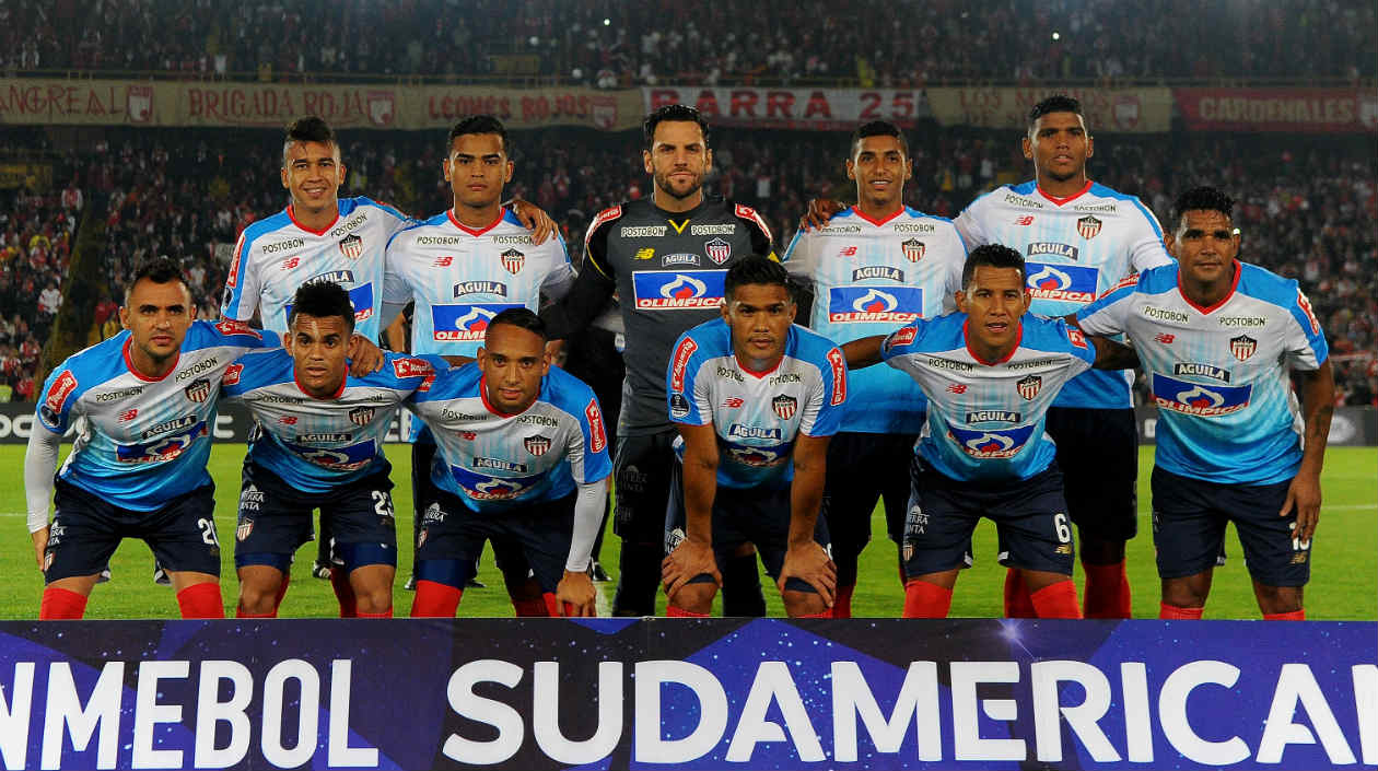 Así formó Junior ante Santa Fe. 