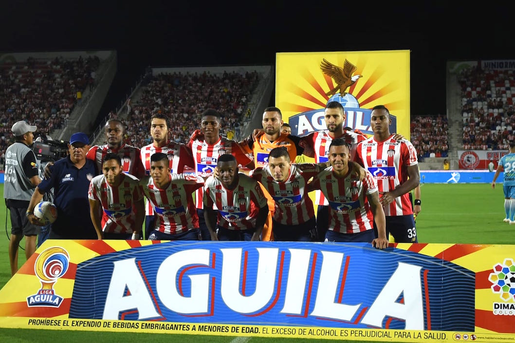 Titular del Junior esta noche en el Romelio Martínez.