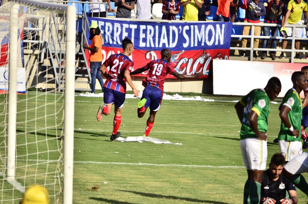 Aníbal Mosquera, autor del primer gol ante Quindío.