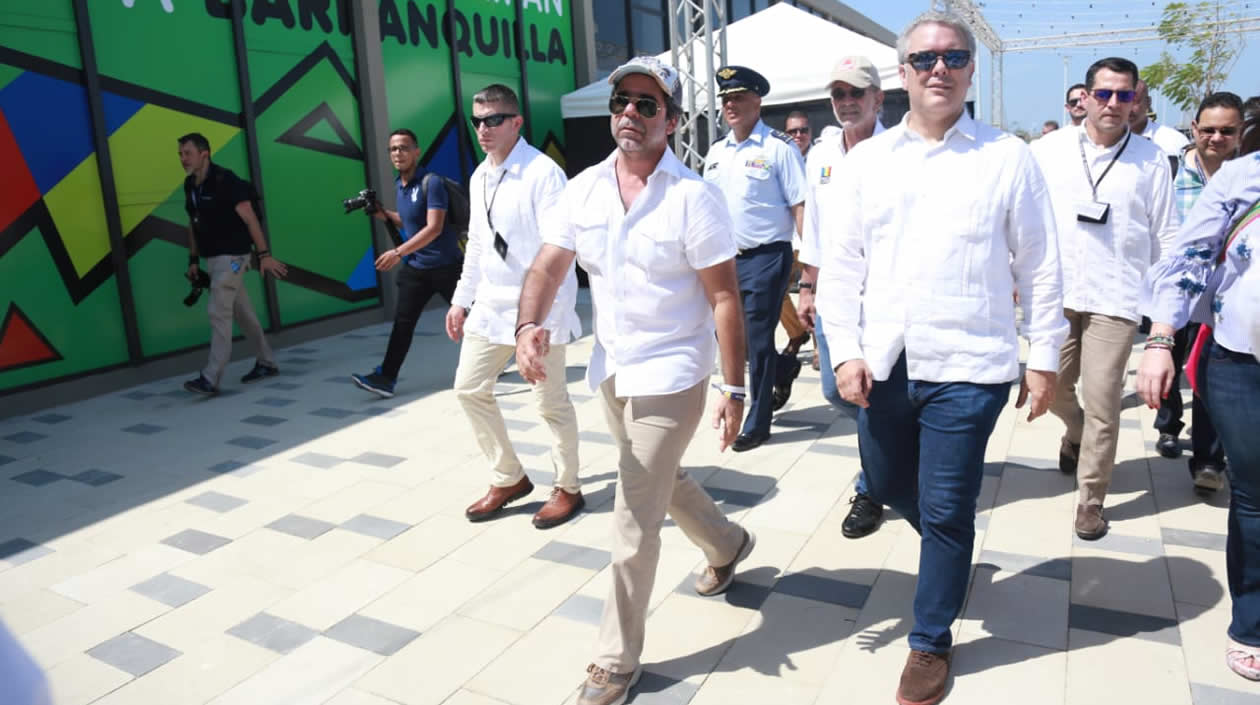 La Malecón en toda su extensión en el recorrido del Presidente Duque.