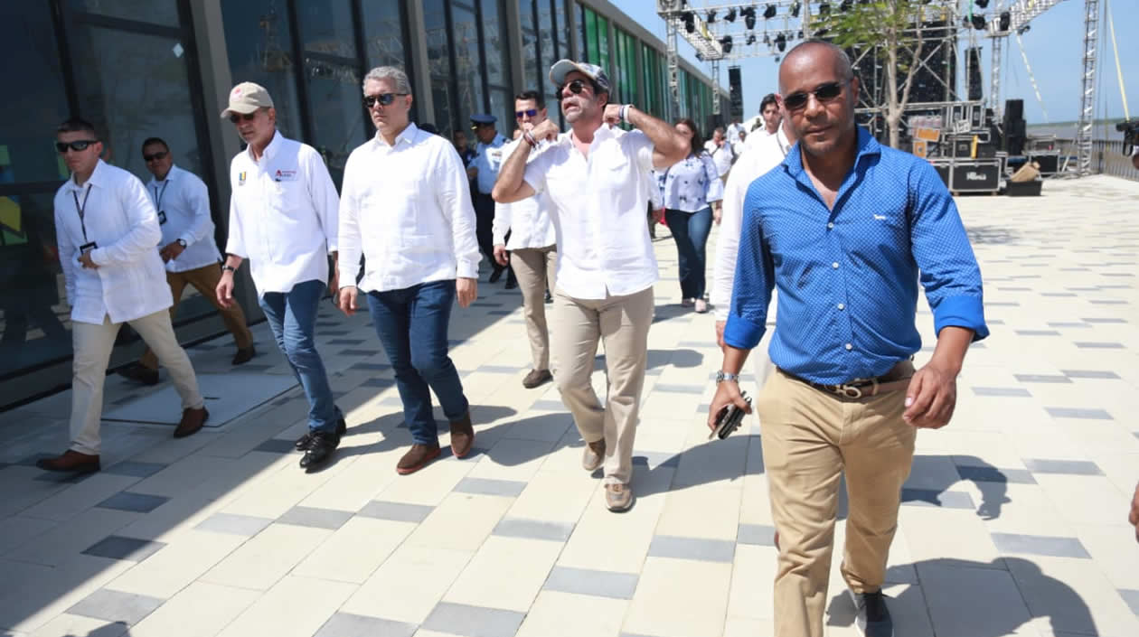 El Presidente Duque destacó la recuperación de la vista al Río Magdalena.